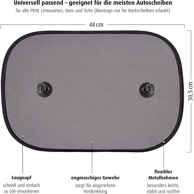 REER Sonnenschutz 2er Pack – Bild 2