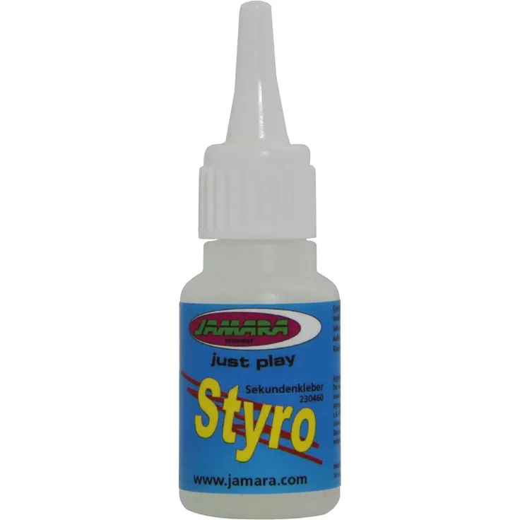 Jamara Sekundenkleber Styro 20g geruchsneutral