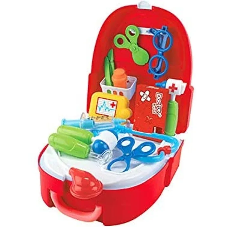 Doktor-Set m viel Zubehör im Rucksack 20-tl