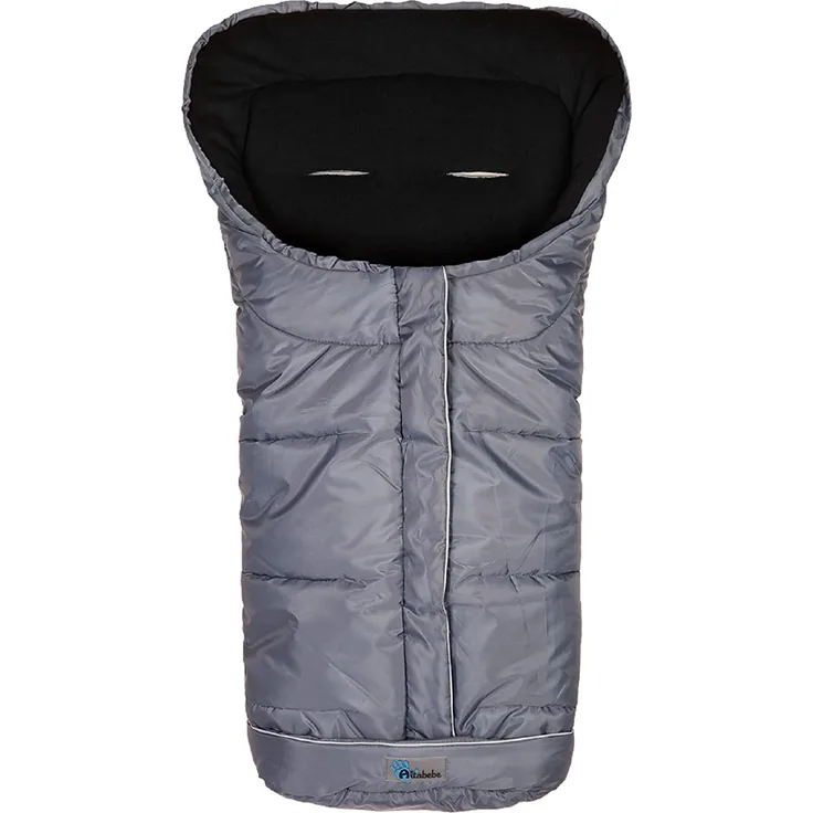 Altabebe AL2203 - 40 Winterfußsack, dunkelgrau/schwarz, universell einsetzbar
