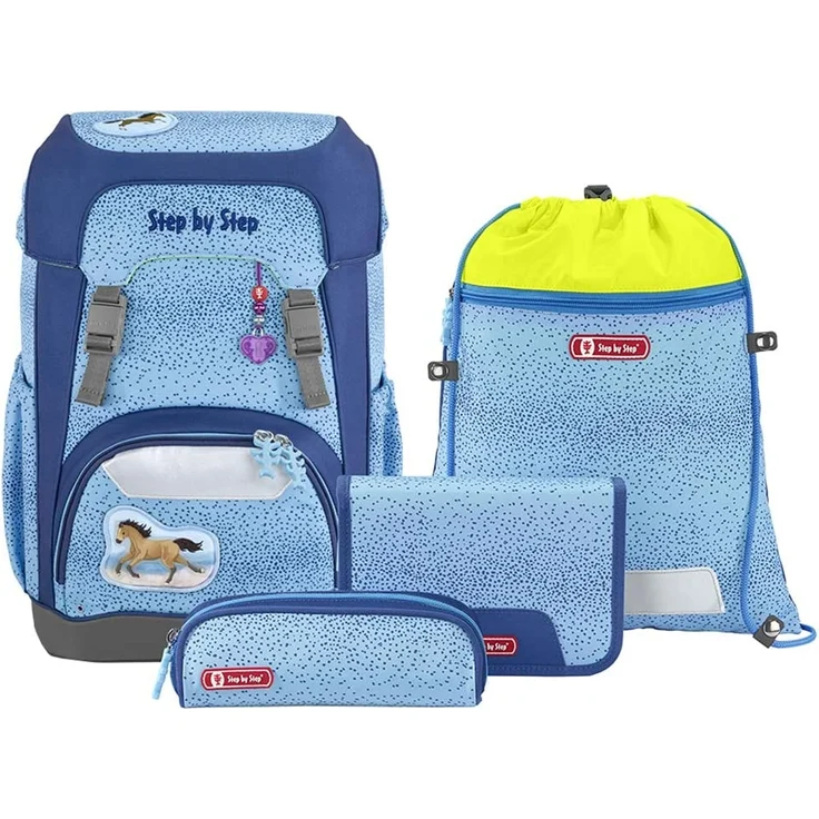 STEP BY STEP Schulrucksack Set GIANT 5-teilig "Wild Horse" – Bild 1