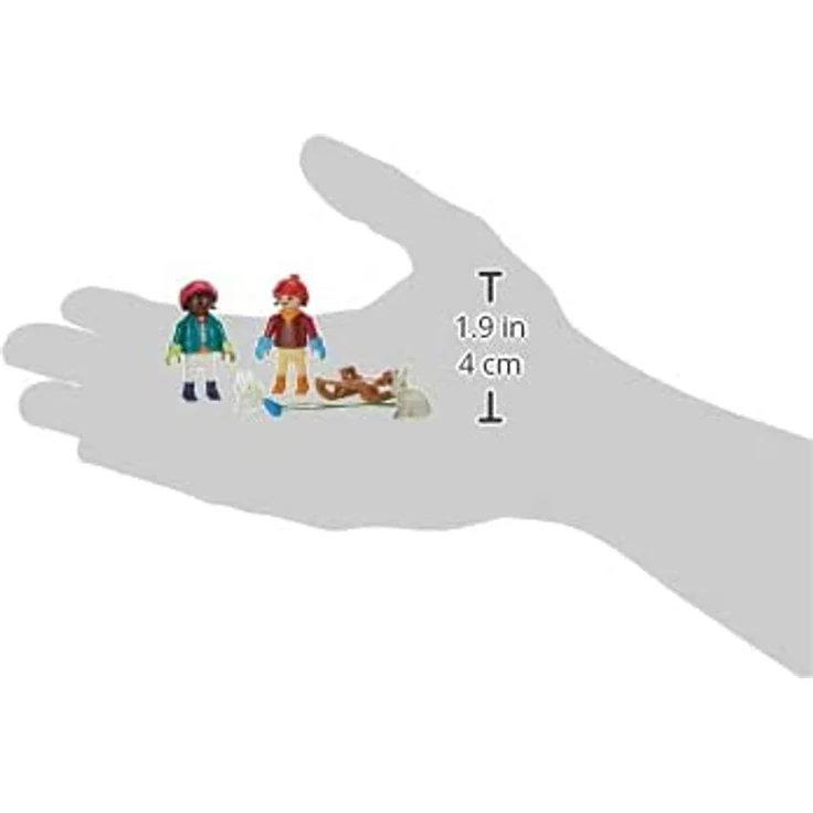PLAYMOBIL Special Plus 70250 Kinder mit Schlitten, ab 4 Jahren – Bild 5
