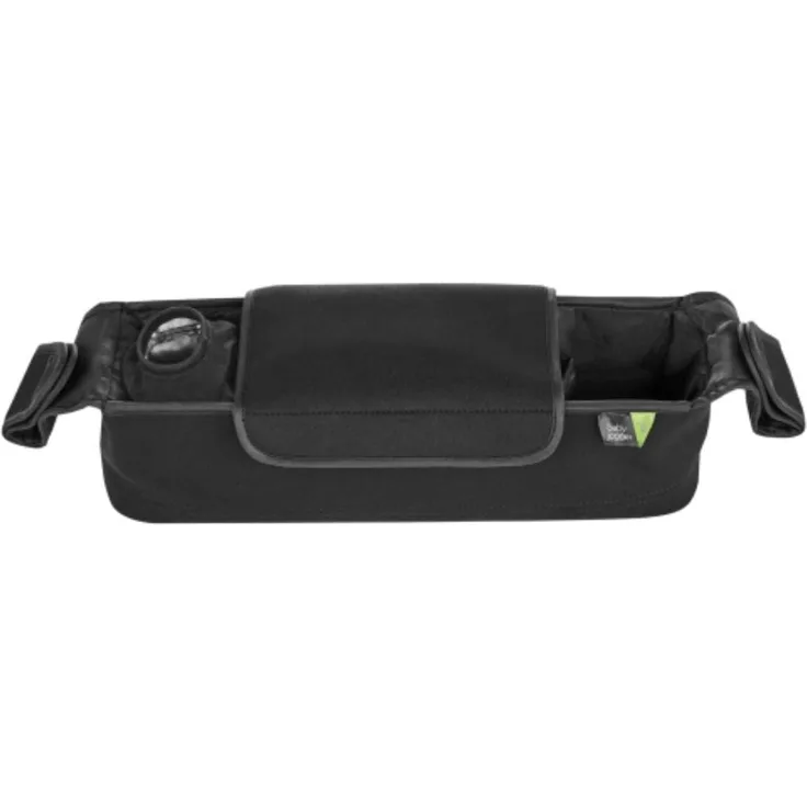 Baby Jogger Kinderwagen-Taschenkonsole mit isoliertem Getränkehalter | für City Mini 2, City Mini GT2, City Tour 2 und viele mehr | schwarz
