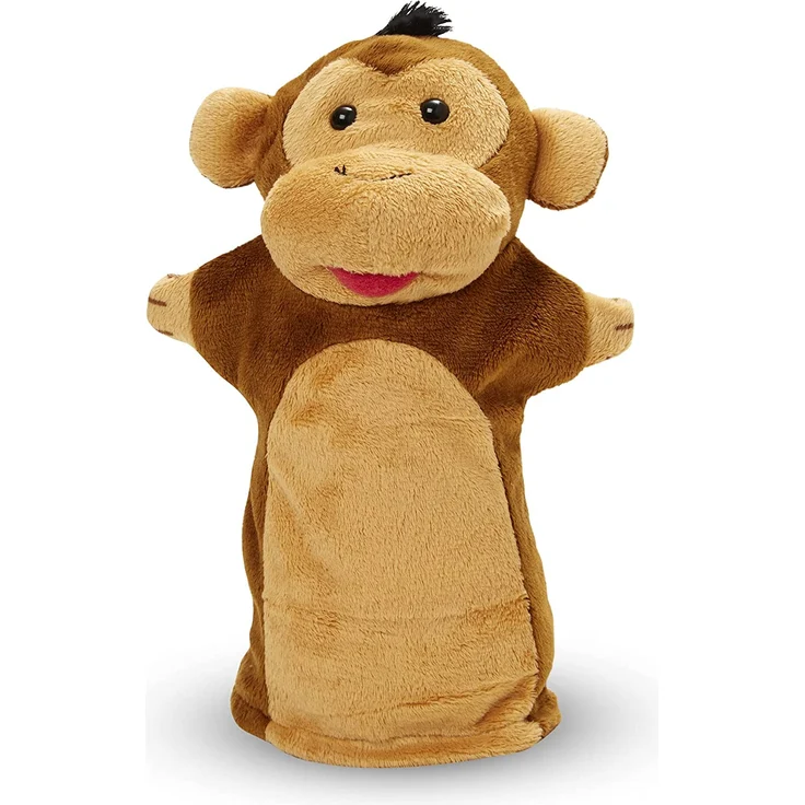 Melissa & Doug Zoo Friends Hand Puppets (Puppet Sets, Elephant, Giraffe, Tiger, and Monkey, Soft Plush Material) - Preisvergleich – Bild 6