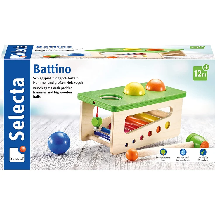 Selecta Holzspielzeug Klopfbank Battino – Bild 1