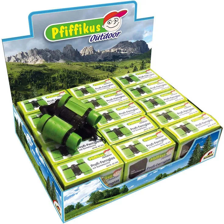 Pfiffikus Profi-Fernglas mit Gürteltasche