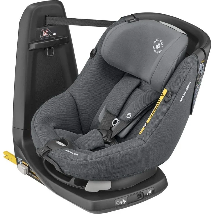 Maxi-Cosi 'AxissFix' Autokindersitz in Authentic Graphite, 9 bis 18 kg (Gruppe 1), inkl. Isofix Base, 360° drehbar – Bild 1