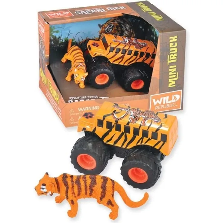 Spielset Truck und Tiger Junior orange 2-teilig