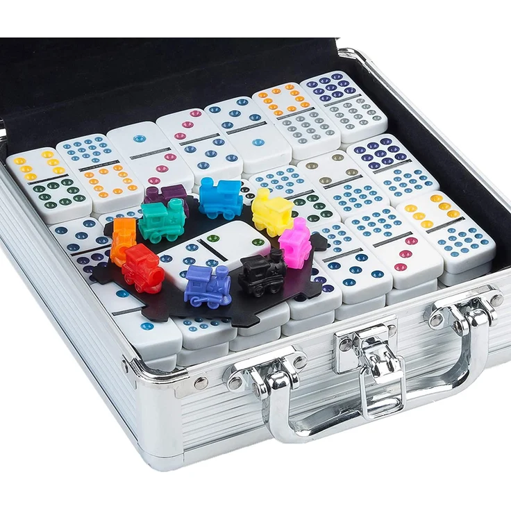 Engelhart - Mexikanischer Domino D12 Zug in Metallbox - 250160 – Bild 9