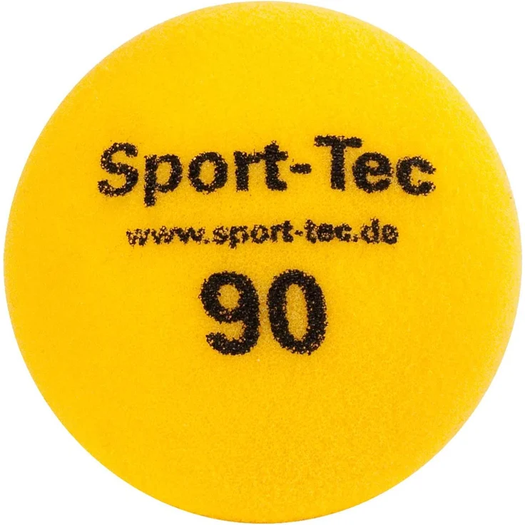 Schaumstoffball unbeschichtet, Ø 9 cm, gelb – Bild 1