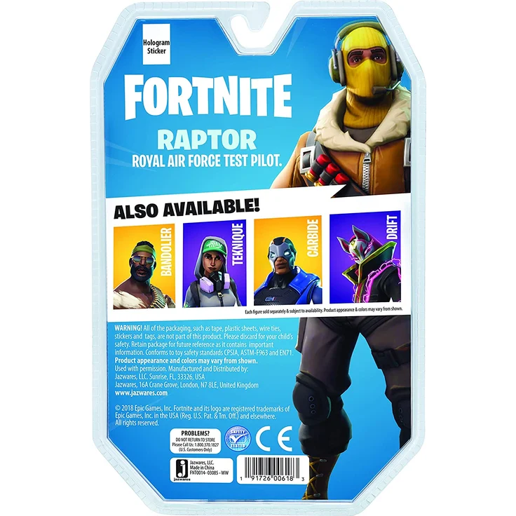 Jazwares Fortnite - Figur Raptor - Spielfigur – Bild 8