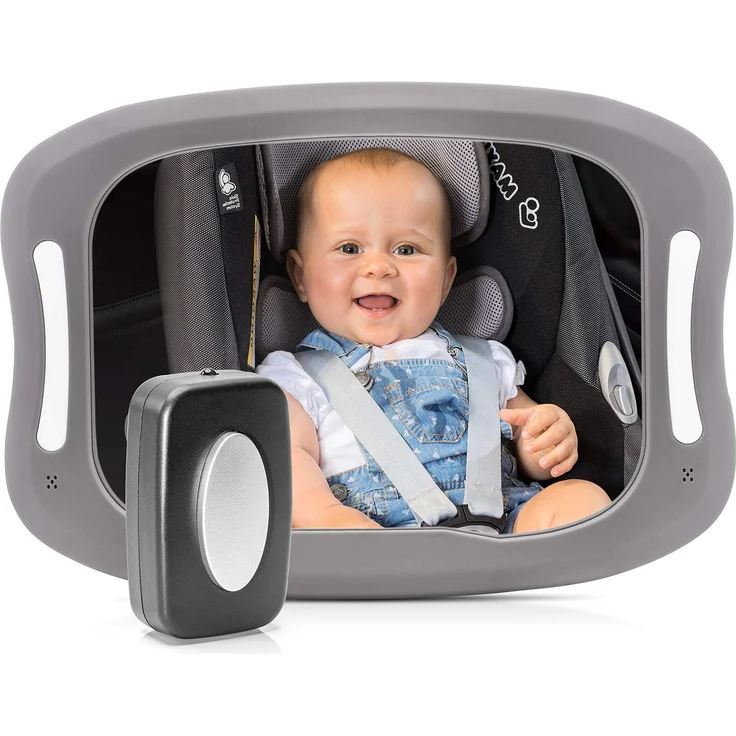 BabyView LED Auto-Sicherheitsspiegel mit Licht - Preisvergleich – Bild 1
