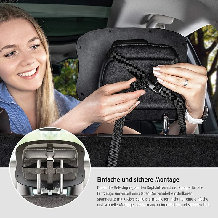 BabyView LED Auto-Sicherheitsspiegel mit Licht - Preisvergleich – Bild 8