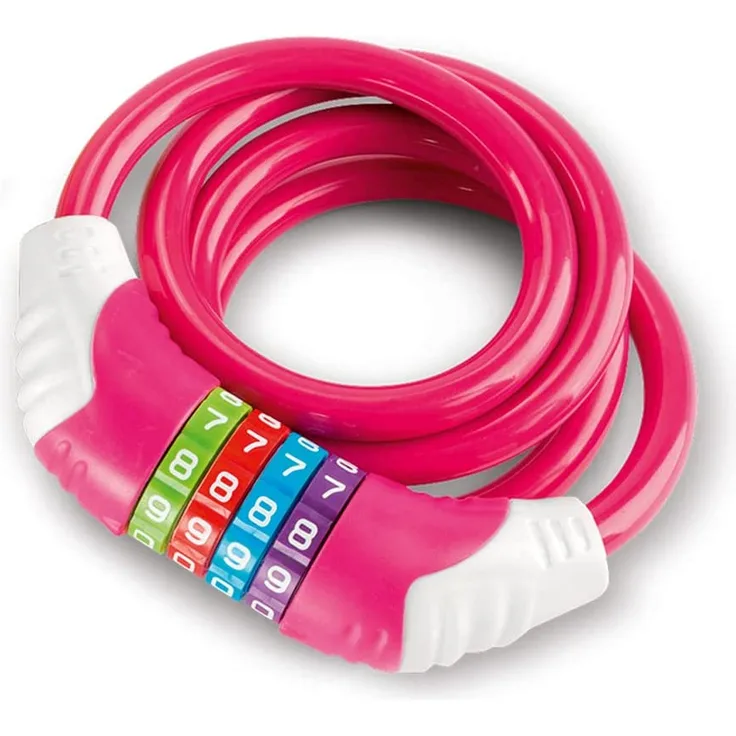 PUKY KS Sicherheitskabelschloss pink