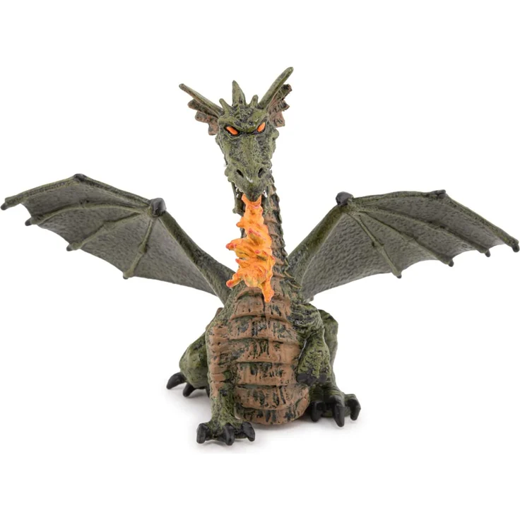 PAPO Sagen und Märchen - feuerspeiender Drache mit Flügeln, blau – Bild 5
