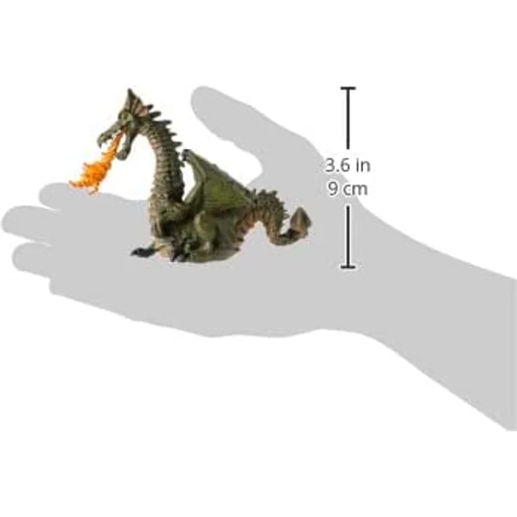 PAPO Sagen und Märchen - feuerspeiender Drache mit Flügeln, blau – Bild 10