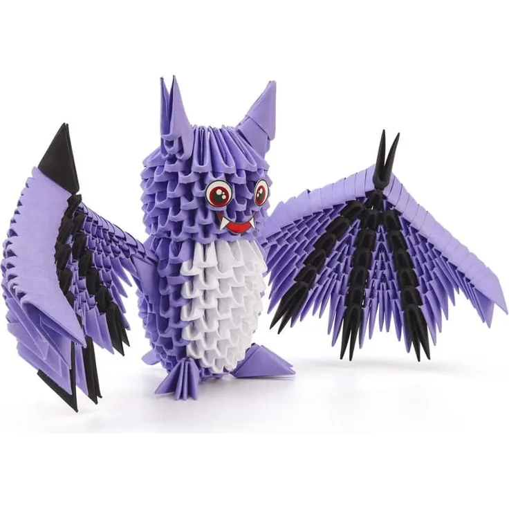 Bastelset Origami 3D Fledermaus