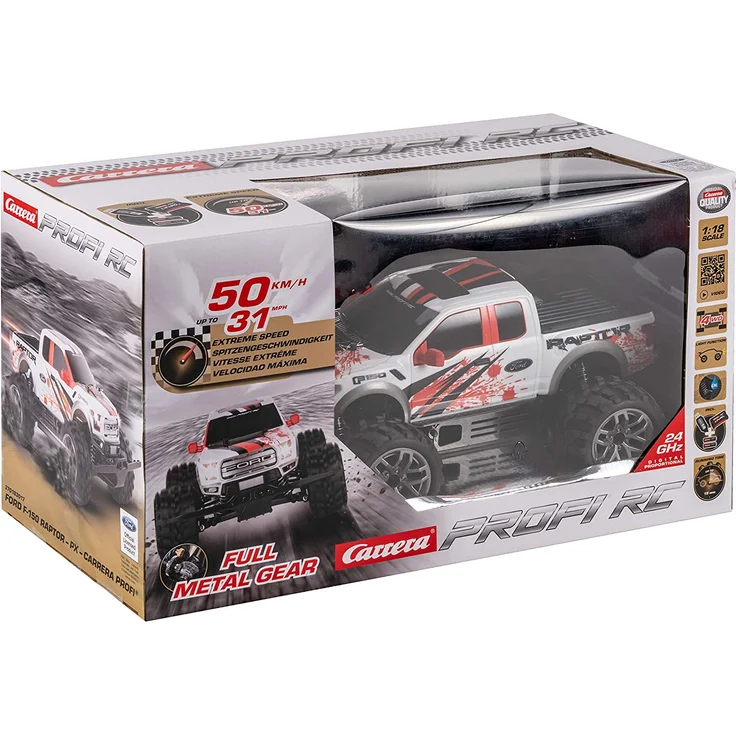 Carrera RC Ford F-150 Raptor -PX- Profi 370183017 Ferngesteuertes Profi Auto – Bild 4