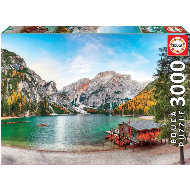 Carletto 9219281 - Educa, Wildsee im Herbst, Puzzle, 3000 Teile