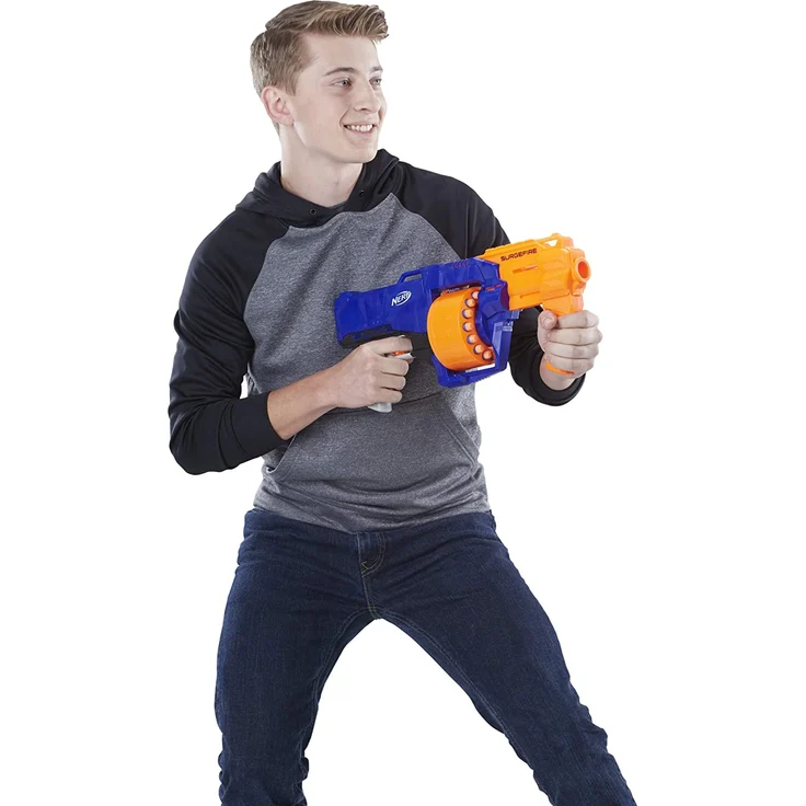 Hasbro E0011EU4 - N-Strike Elite Surgefire Spielzeugblaster, mit Trommelmagazin – Bild 12