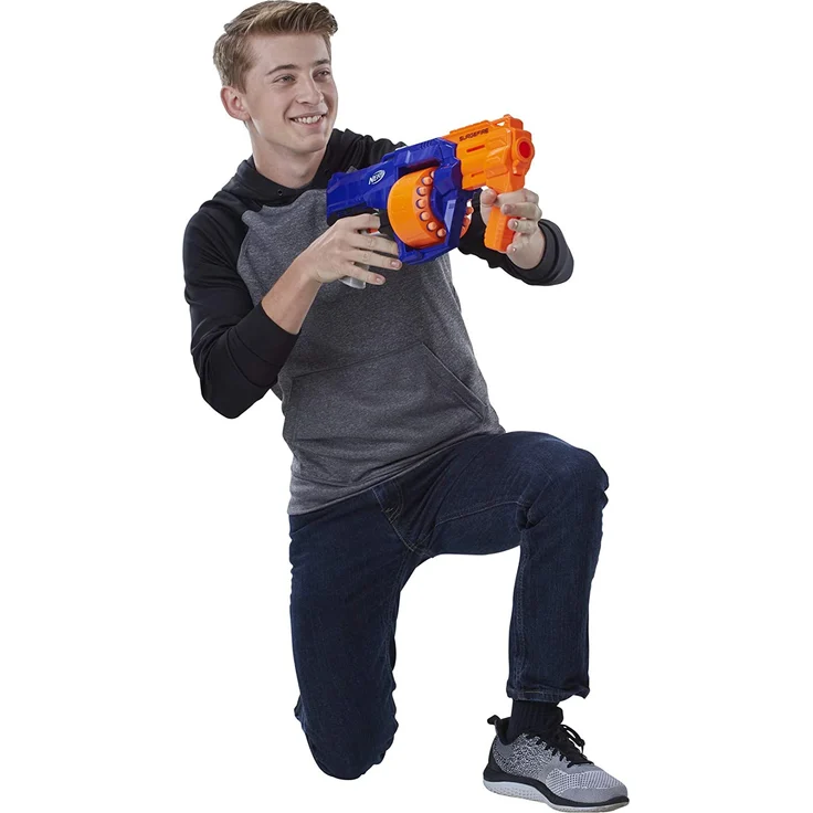 Hasbro E0011EU4 - N-Strike Elite Surgefire Spielzeugblaster, mit Trommelmagazin – Bild 10