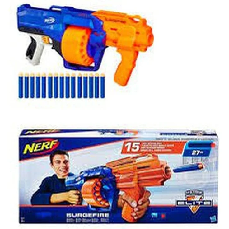 Hasbro E0011EU4 - N-Strike Elite Surgefire Spielzeugblaster, mit Trommelmagazin – Bild 16
