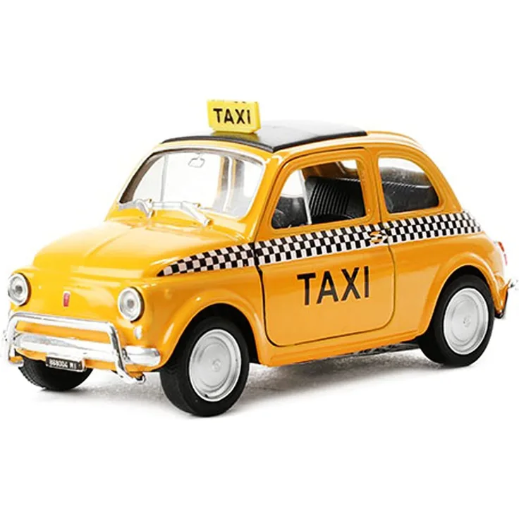 Welly Fiat 500 Taxi - Spielzeugauto aus Metall