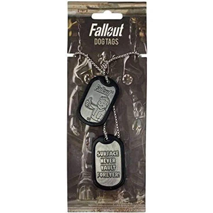 Fallout Erkennungsmarken mit Kette Logo