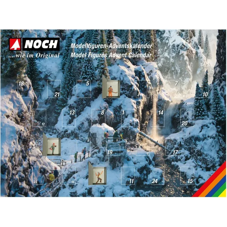 Noch 15994 Figuren-Adventskalender 28 Figuren 1:87 Spur H0 Neu