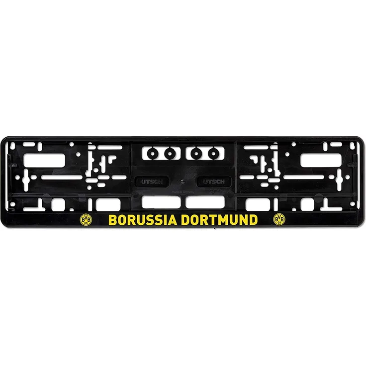 BVB 18590300 - BVB-Kennzeichenverstärker, Borussia Dortmund, KFZ-Nummernschild-Halterung