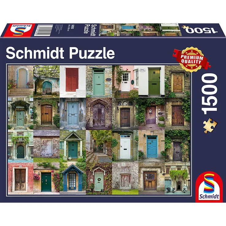 Schmidt Spiele 58950 Türen, 1500 Teile Puzzle, bunt