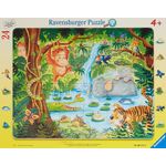 Ravensburger Rahmenpuzzle 24 Teile Dschungelbewohner