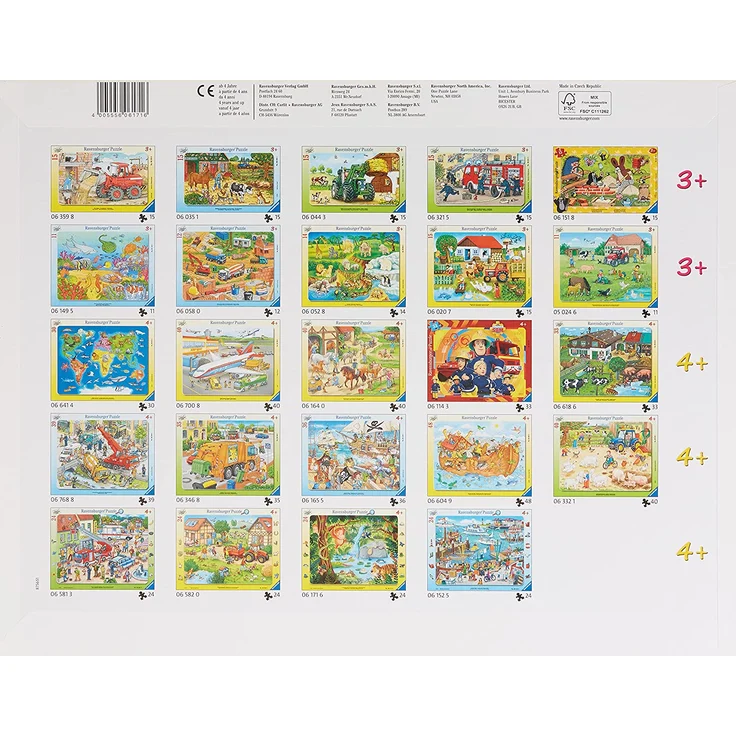 Ravensburger Rahmenpuzzle 24 Teile Dschungelbewohner – Bild 2