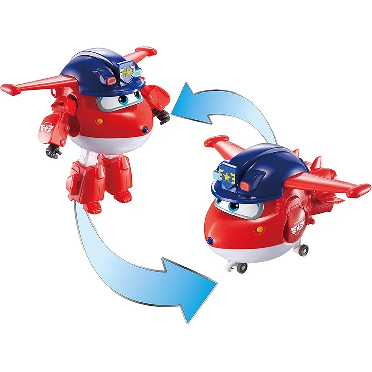 Auldey EU730231 Super Wings – Transformierendes Fahrzeug – Serie 3 – Police Jett – Flugzeug – Bot 12,7 cm Figur, gemischt – Bild 3
