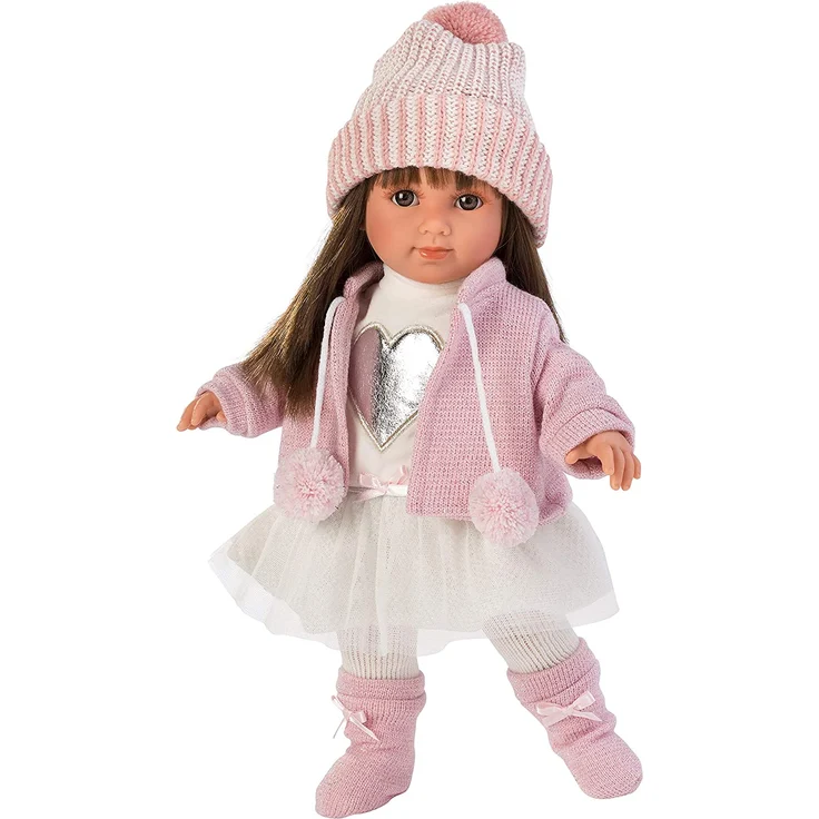 Llorens 53528 Sara brünett 35cm Puppe, Mehrfarbig – Bild 2