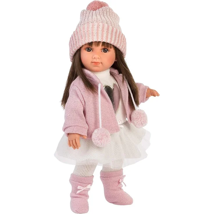 Llorens 53528 Sara brünett 35cm Puppe, Mehrfarbig – Bild 1