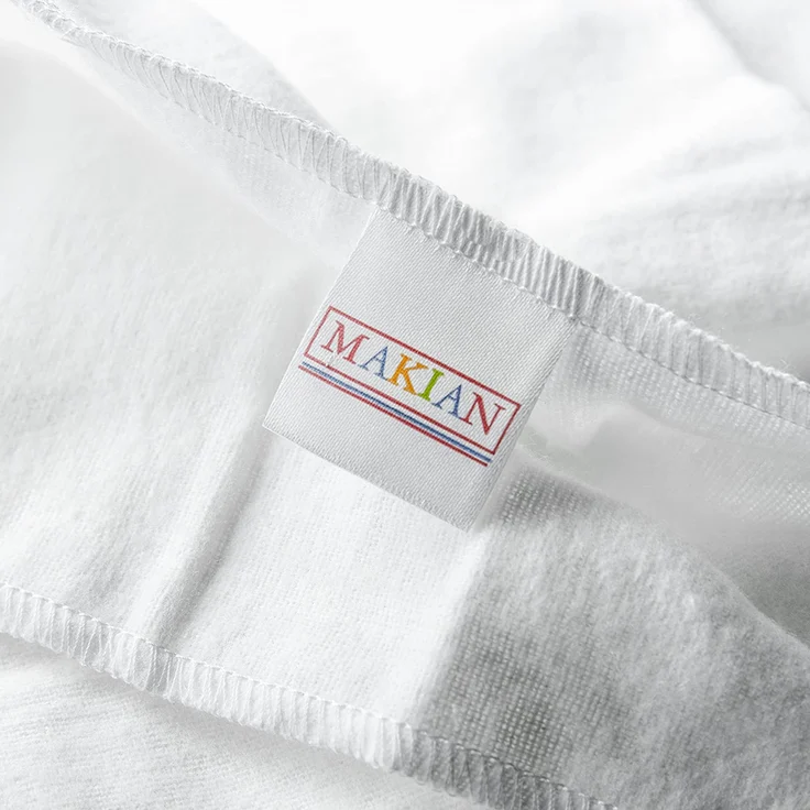 Makian Moltontücher Set 80x80 cm - 5 Stück super weiche Baby Spucktücher / Molton Windel (100% Baumwolle) - OEKO-TEX® Standard 100, kochfest bei 95° C Baumwolltücher Flanell Tücher - Weiß - Preisvergleich – Bild 3