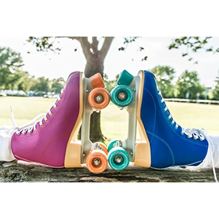 Hudora Disco Rollerskates Unisex Rollschuh, Orange/Lila, 36, 13201 – Bild 3