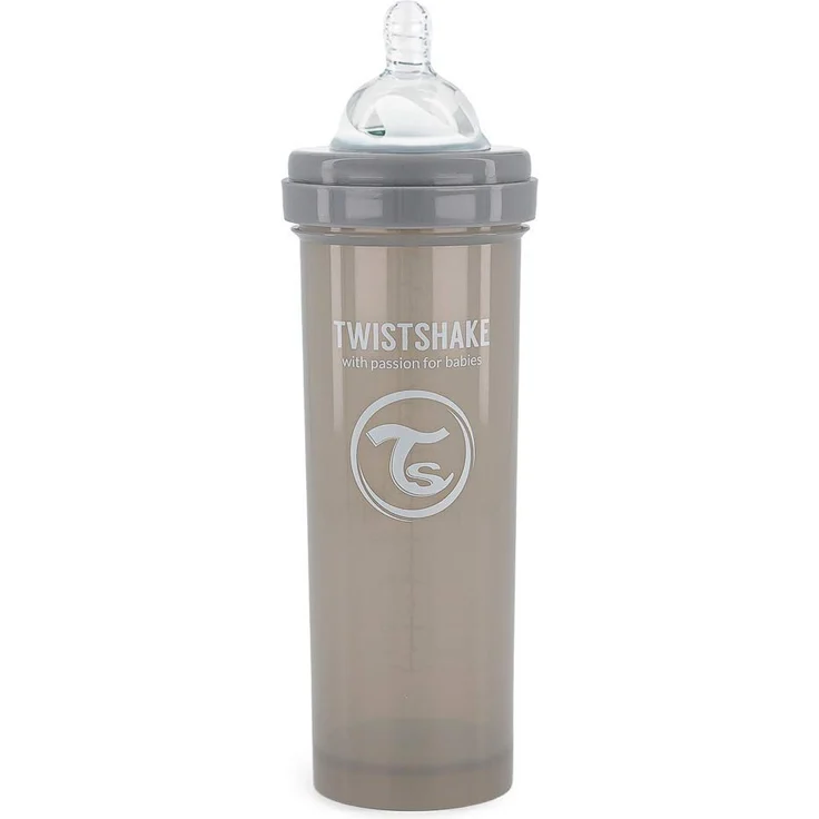 Vital Innovations 78266 Trinkflasche Twistshake Anti-Kolik, 330 ml, grau – Bild 4