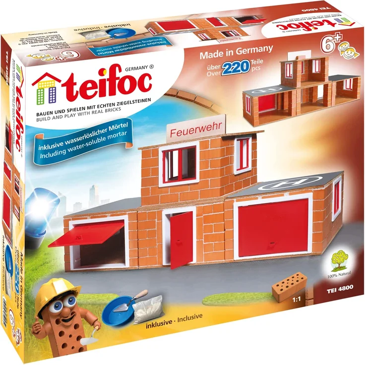 Teifoc Steinbaukasten Feuerwehr 4800 – Bild 4