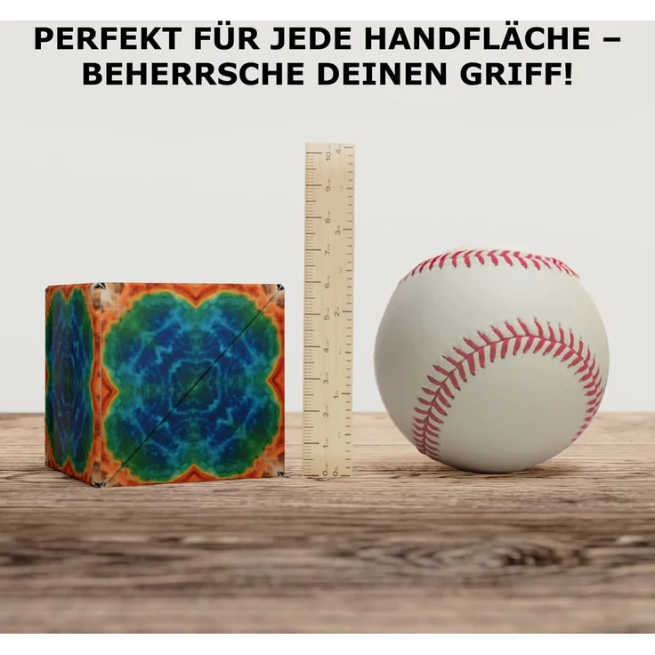 SHASHIBO Formwechsel Zauberwürfel - Preisgekrönt, Patentiert - Anti Stress Spielzeug - 36 Seltenerdmagnete - 3D Infinity Cube - Shashibo Magnetwürfel in Über 70 Formen Verwandelbar (Earth) – Bild 5