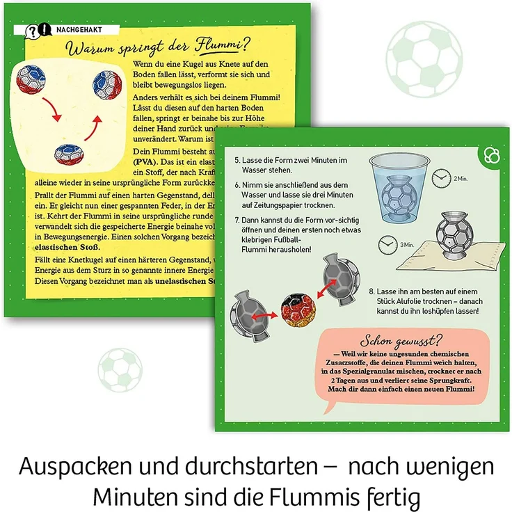 Kosmos Mitbringexperimentierkasten Fußball-Flummis – Bild 5