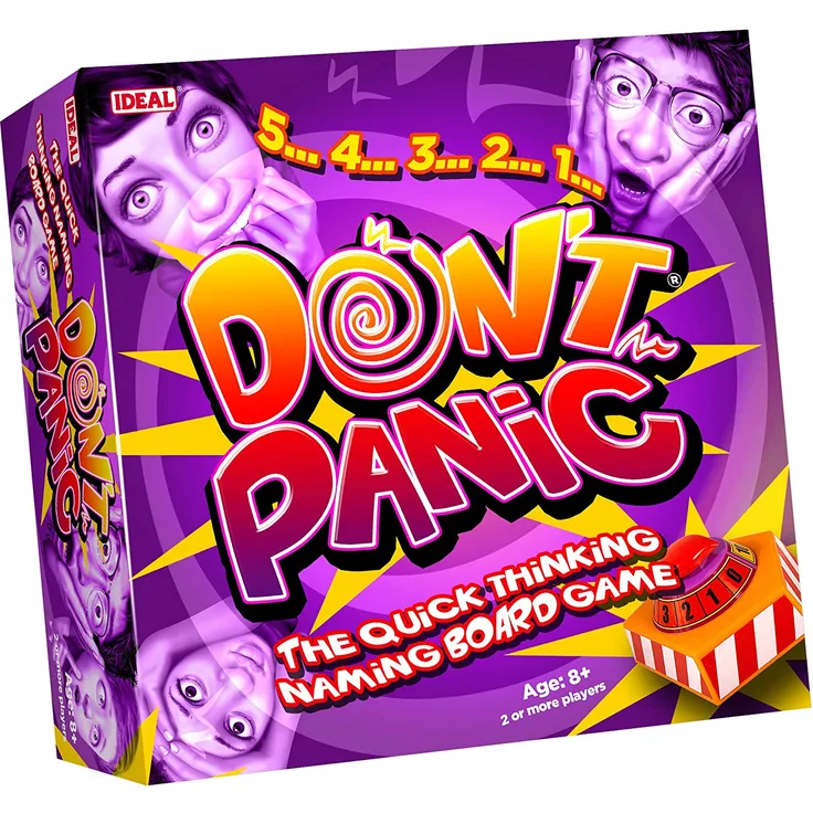 IDEAL John Adams Don 't Panic Board Game