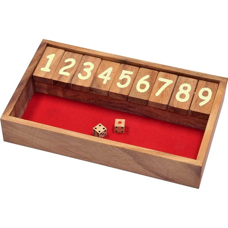 Jackpot Gr. S für 2 oder mehr Spieler - Spielbox 14 x 24 cm - Shut the Box