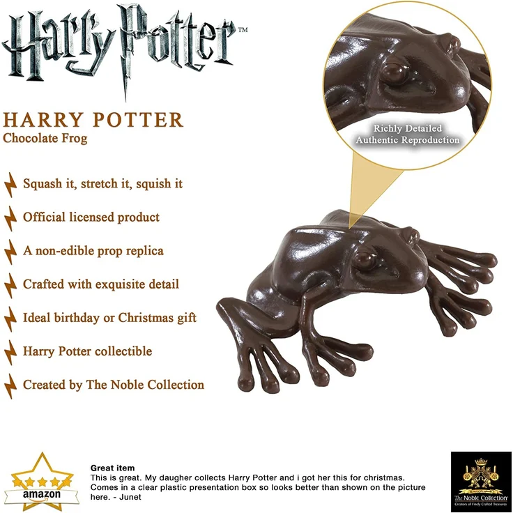 Harry Potter Replik Anti-Stress-Figur Schoko-Frosch – Bild 3