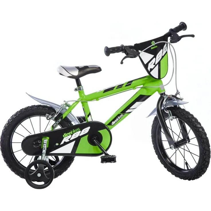 Dino Bikes Jungen Kinderfahrrad Fahrrad, Grün, 16 Inch