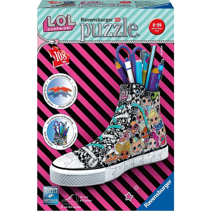 Ravensburger 3D Puzzle 11163 - Sneaker - LOL - 108 Teile – Bild 2