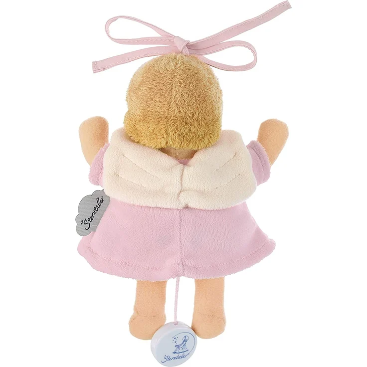Sterntaler Mini-Spieluhr Schutzengel, Integriertes Spielwerk, Größe: 17 cm, Rosa - Preisvergleich – Bild 3