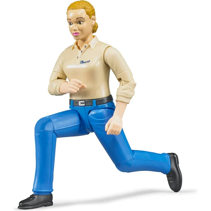 bruder 60408 Frau mit hellem Hauttyp und Hose, blau, bunt - Preisvergleich – Bild 4