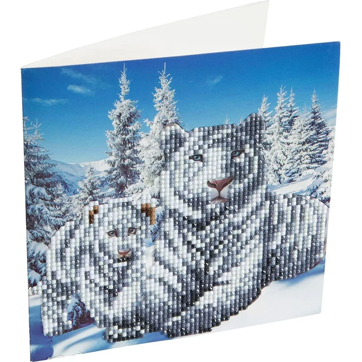 CRYSTAL ART Crystal Card Kits 18x18cm, Glas, Mulitcolor, 18x18